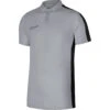 Nike Academy 23 Polo – Wolf Grey/black/whit -Sportbekleidungs Geschäft DR1346 012